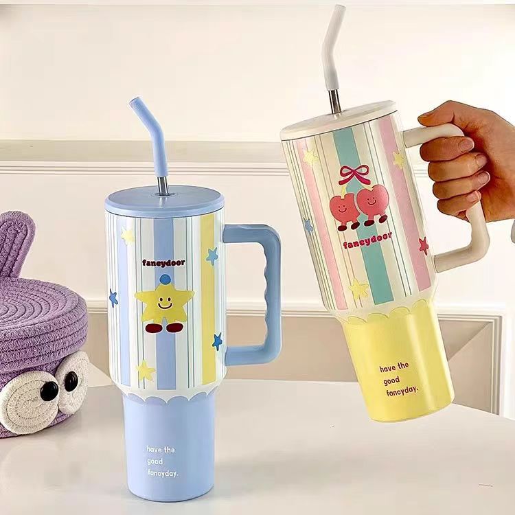 Ton Large Ice Cup Straw Insulated Mug