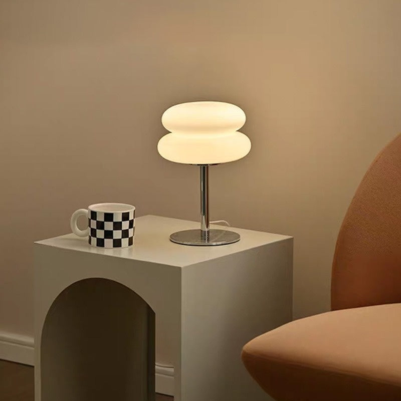 Egg Tart Table Lamp Nordic Bauhaus Antique Style Living Room