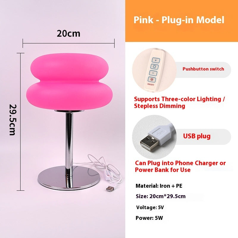 Egg Tart Table Lamp Nordic Bauhaus Antique Style Living Room
